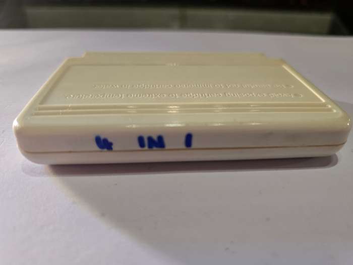 Vintage Tv Game Cartridge Famicom 4 in 1