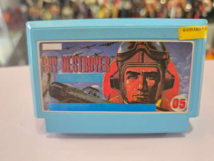 Vintage Tv Game Cartridge Famicom Sky Destroyer