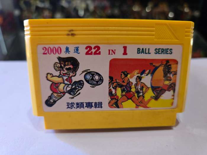 Vintage Tv Game Cartridge Famicom 22 in 1