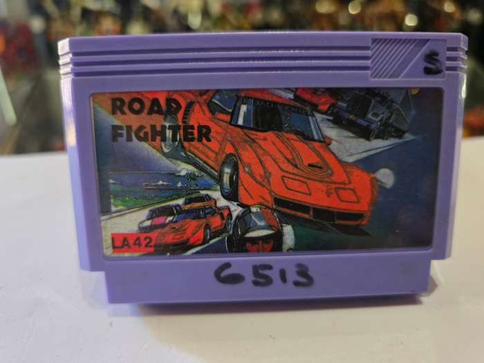 Vintage Tv Game Cartridge Famicom Road Fighter