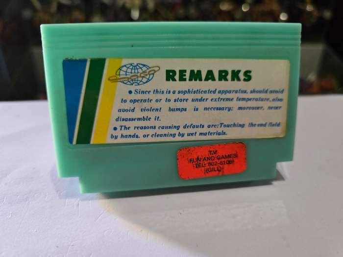 Vintage Tv Game Cartridge Famicom Grand Combat