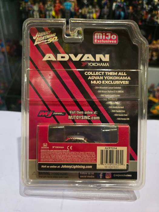 Moc Johnny Lightning White Chase 2000 Honda Civic