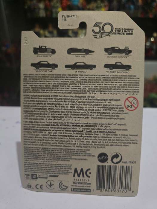 Moc HotWheels 67 Camaro Chase 50th Anniversary