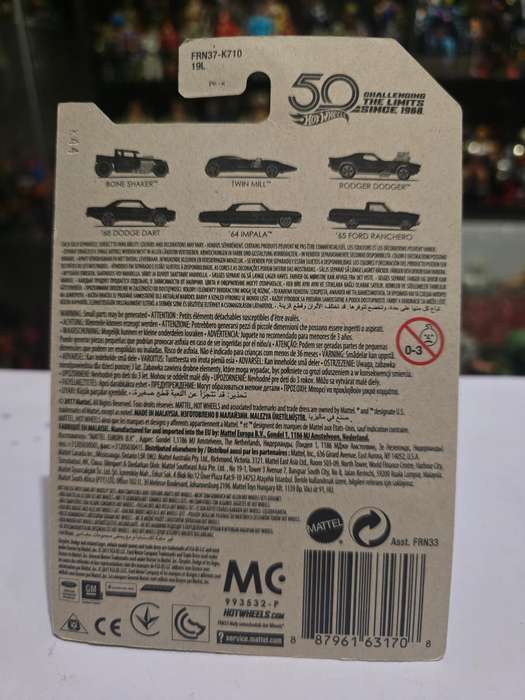 Moc HotWheels 68 Dodge Dart 50th Anniversary