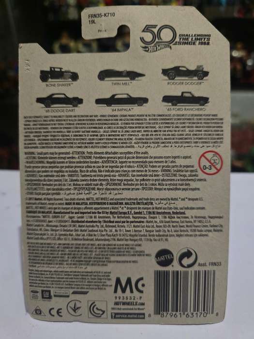 Moc HotWheels Twin Mill 50th Anniversary