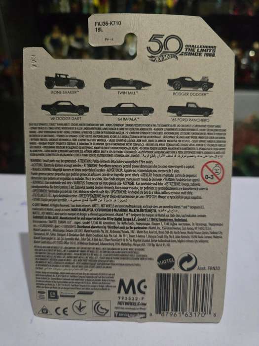 Moc HotWheels 67 Camaro Chase 50th Anniversary