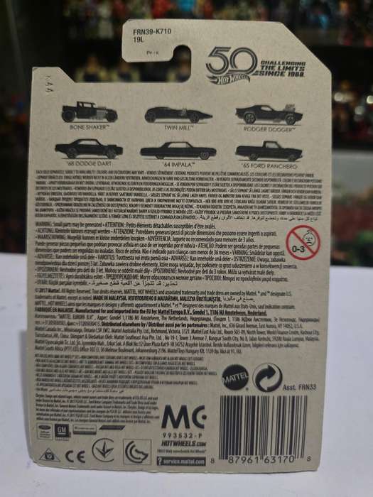 Moc HotWheels 65 Ford Ranchero 50th Anniversary