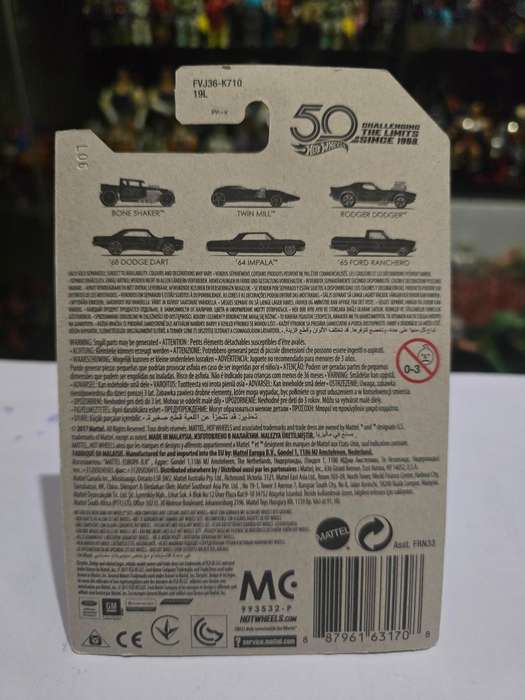 Moc HotWheels 67 Camaro Chase 50th Anniversary