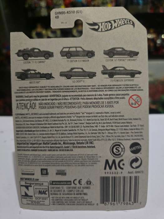 Moc HotWheels 71 Datsun 510 Wagon 51st Anniversary