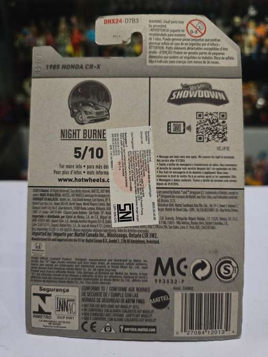 Moc HotWheels 2016 Night Burnerz 1985 Honda CR-X