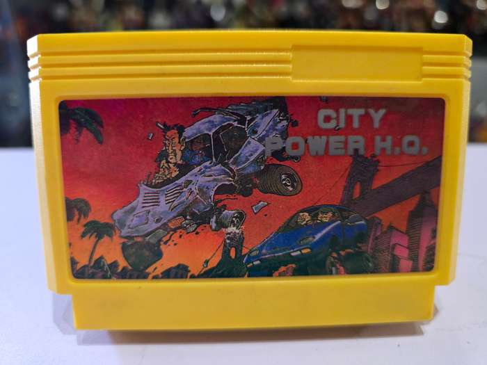 Vintage Tv Game Cartridge Famicom Chase H.Q