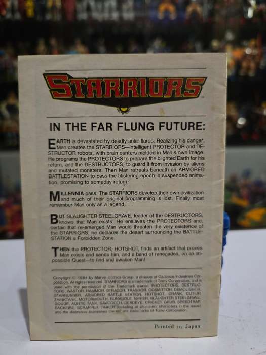 1984 Starriors Honor Mini Comic