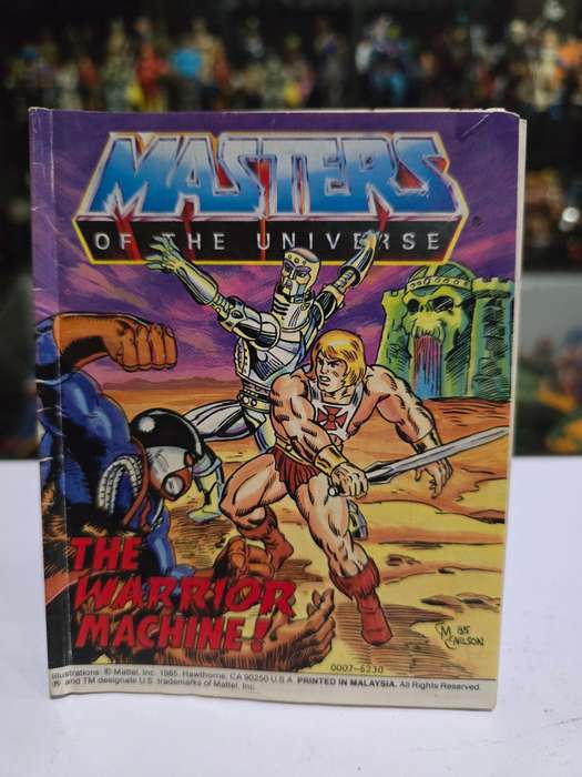 1985 Mini Comic The Warrior Machine of He-Man-Masters of the Universe (MOTU)