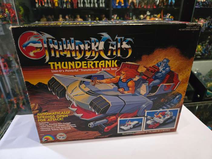 Thundercats 1985 Complete Thundertank With Box Vintage Figure