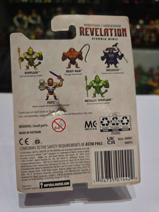 Masters Of The Universe (Motu) Revelation Eternia Minis Fisto Figure Moc