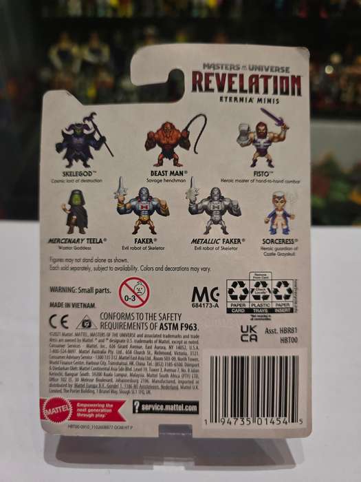 Masters Of The Universe (Motu) Revelation Eternia Minis Faker Figure Moc