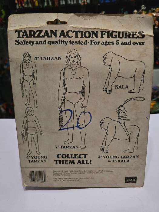 1983 Moc Tarzan 7" Vintage Figure