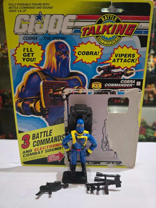 GI Joe 1991 Complete Cobra Commander Vintage Figures