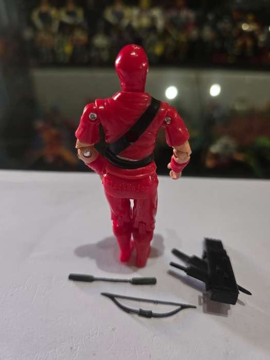 GI Joe 2016 Complete Black Major Red Cobra Figure