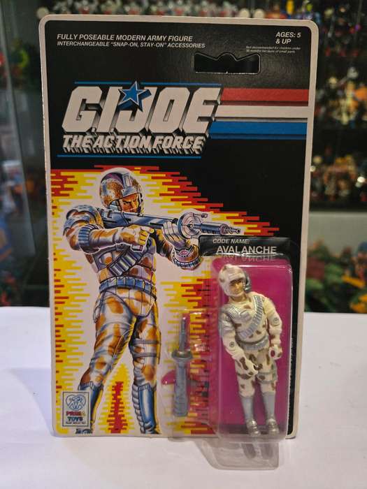 GI Joe 1989 Moc Hasbro Action Force Avalanche Vintage Figures