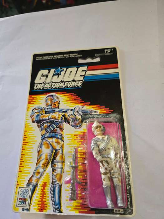 GI Joe 1989 Moc Hasbro Action Force Avalanche Vintage Figures