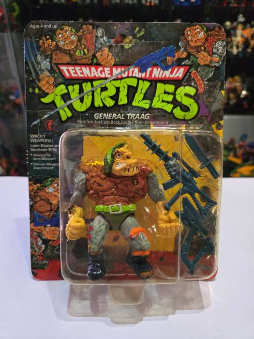 1989 MOC TMNT General Traag Vintage Figure Teenage Mutant Ninja Turtles