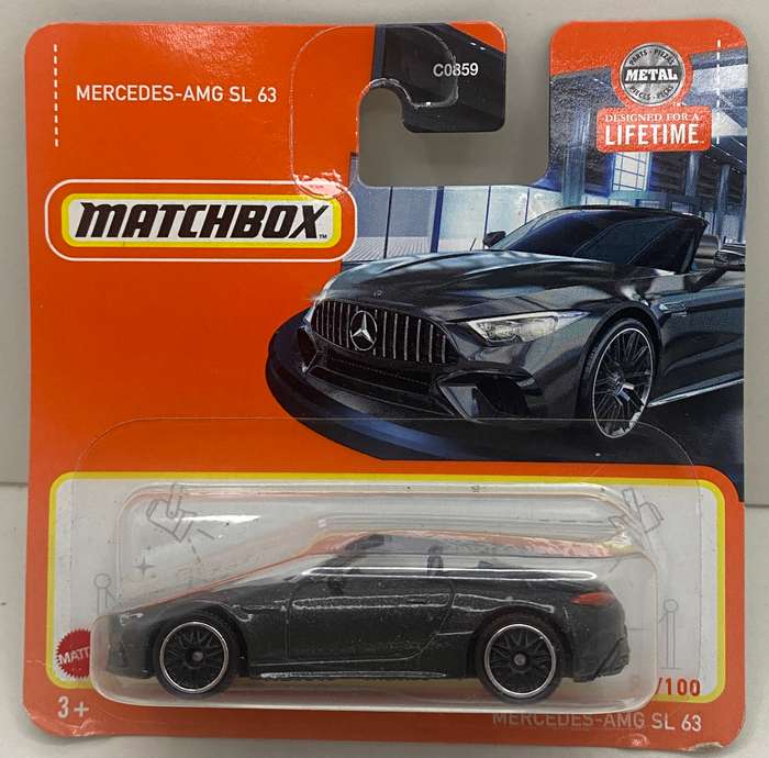 Matchbox Mercedes AMG SL63 - Grey - Carded