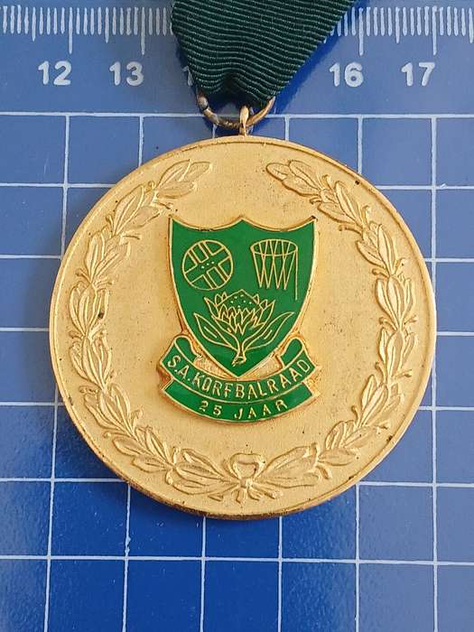 SA Korfbal 25 Jaar - Medal