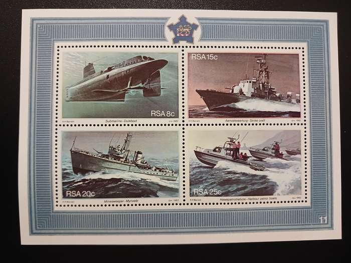 SA Stamps - 1982 SA Fleet