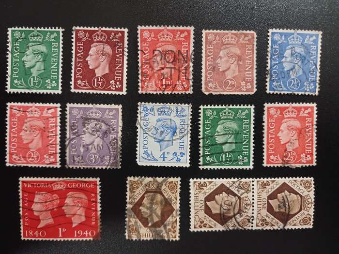 Stamps - Great Britain Lot