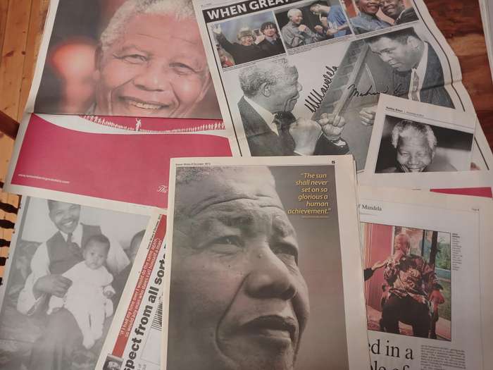 News Paper -  Nelson Mandela