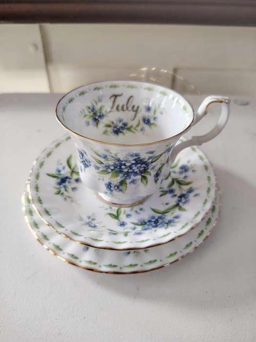 Royal Albert Forget me not July flower of the month