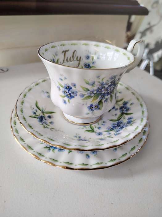 Royal Albert Forget me not July flower of the month
