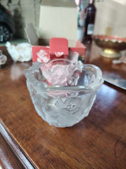 Small whalterglass solid cut Crystal bowl