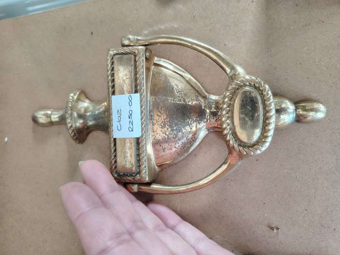 Beautiful vintage brass door knocker