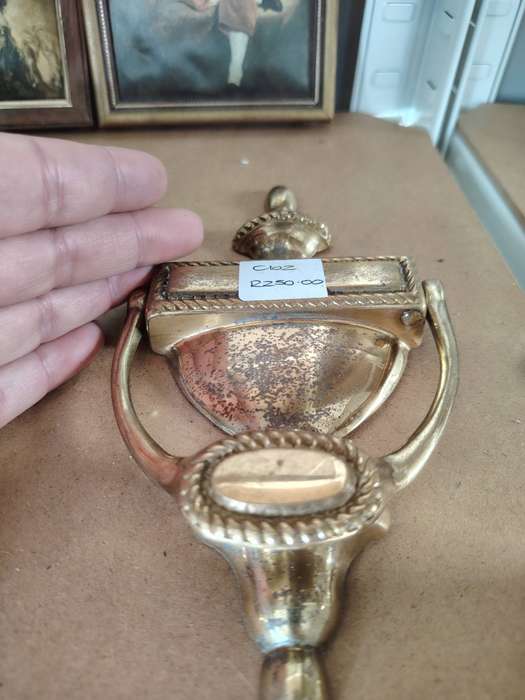 Beautiful vintage brass door knocker