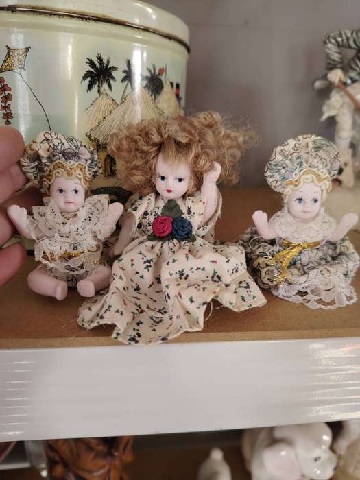Vintage miniature dolls - set of 3