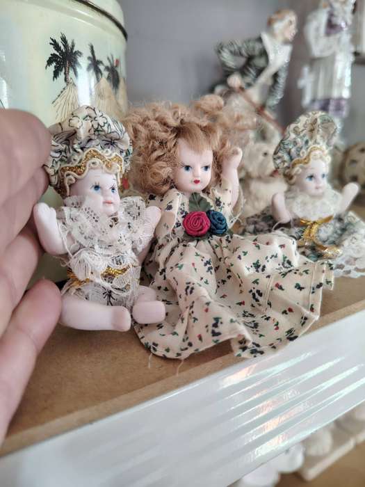Vintage miniature dolls - set of 3