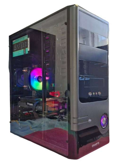 Gaming PC with static ARGB, GTX1660 Super 6Gb GPU, i5-4590 CPU, 16Gb RAM, 500Gb SSD, Win 11 Pro