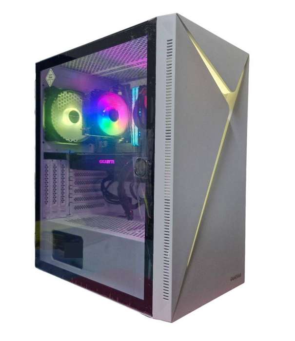 Gaming PC with ARGB, GTX 1080 8Gb GPU, i5-10400F CPU, 16Gb RAM, 512Gb NvMe, Win 11 Pro