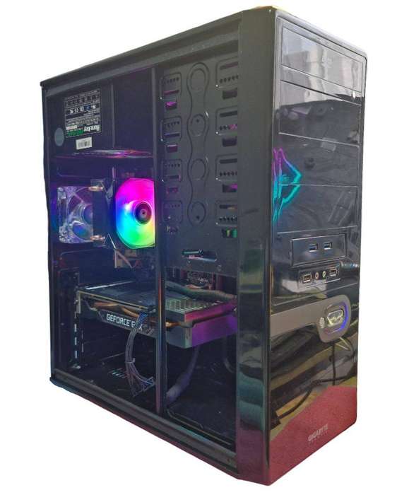 Gaming PC with static ARGB, GTX1660 Super 6Gb GPU, i5-4590 CPU, 16Gb RAM, 512Gb NvMe, Win 11 Pro