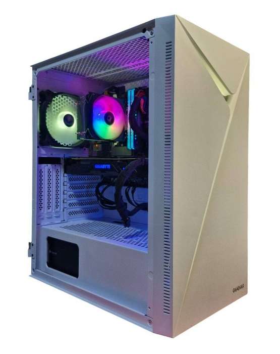 Gaming PC with ARGB, GTX 1080 8Gb GPU, i5-10400F CPU, 16Gb RAM, 512Gb NvMe, Win 11 Pro