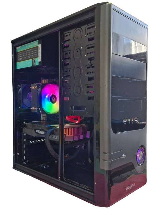 Gaming PC with static ARGB, GTX1660 Super 6Gb GPU, i5-4590 CPU, 16Gb RAM, 500Gb SSD, Win 11 Pro