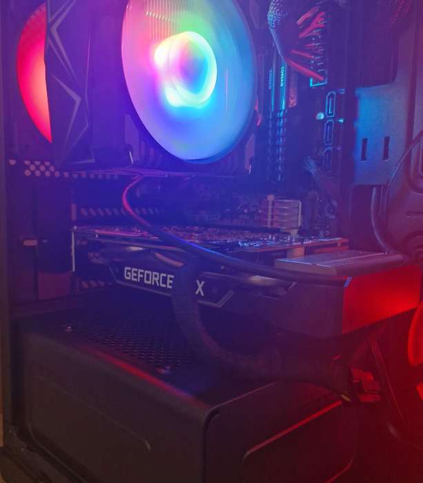 Gaming PC with ARGB, GTX1660 Ti 6Gb GPU, i5-9500 CPU, 16Gb RAM, 512Gb NvMe, Win 11 Pro