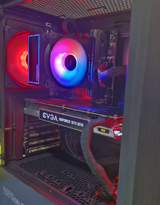 New Gaming PC with ARGB, GTX1070 8Gb GPU, i5-9400F CPU, 16Gb RAM, 512Gb NvMe, Win 11 Pro
