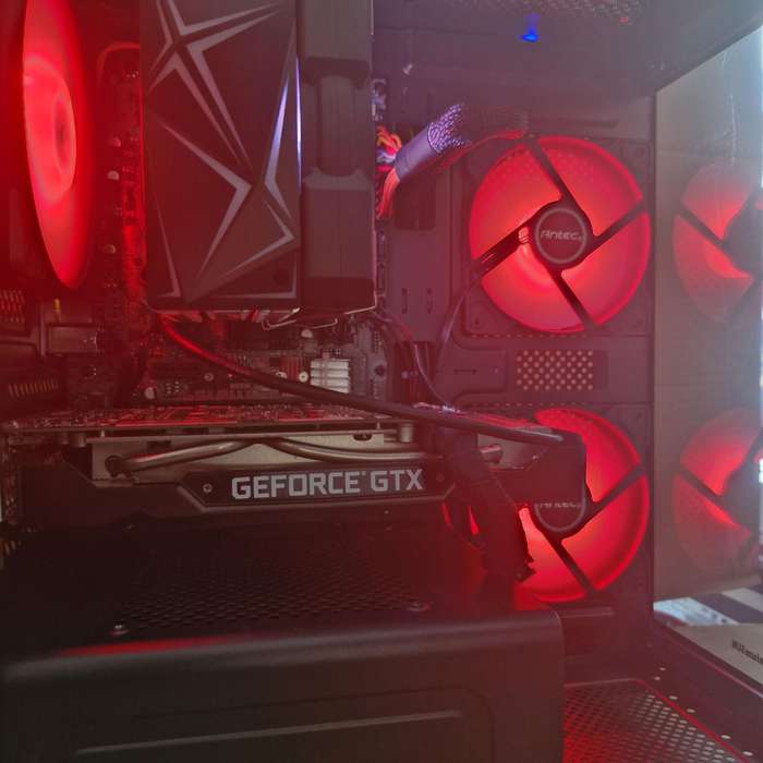 Gaming PC with ARGB, GTX1660 Ti 6Gb GPU, i5-9500 CPU, 16Gb RAM, 512Gb NvMe, Win 11 Pro