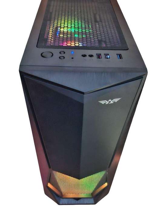 Gaming PC with ARGB, GTX1660 Ti 6Gb GPU, i5-9400F CPU, 16Gb RAM, 512Gb NvMe, Win 11 Pro