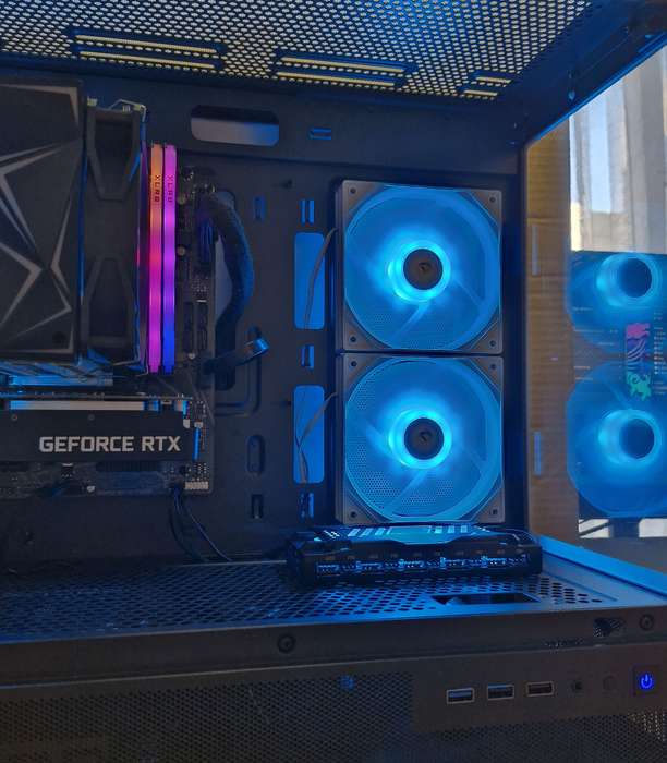 Gaming PC with ARGB, RTX3050 6Gb Low Profile GPU, i5-10400 CPU, 16Gb RAM, 512Gb NvMe, Win 11 Pro