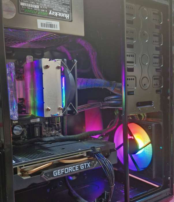 Gaming PC with static ARGB, GTX1660 Super 6Gb GPU, i5-4590 CPU, 16Gb RAM, 512Gb NvMe, Win 11 Pro