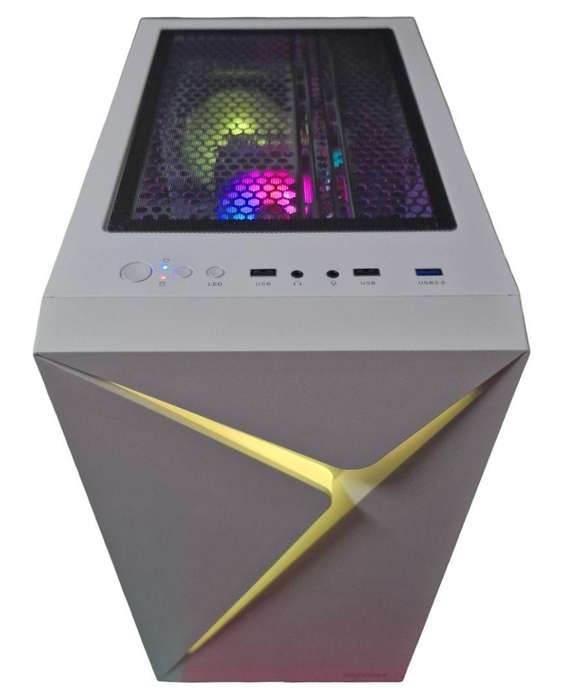 Gaming PC with ARGB, GTX1660 Ti 6Gb GPU, i5-10400F CPU, 16Gb RAM, 512Gb NvMe, Win 11 Pro